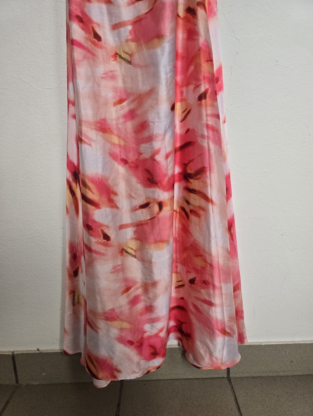 H&Y Collection Crochet Rainbow Halter Maxi Dress Boho Festival Y2K L - Picture 6 of 17